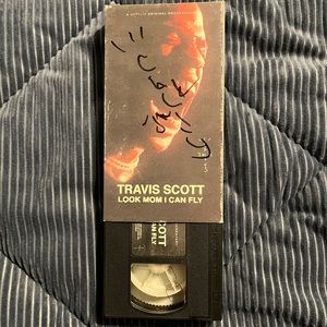 Signed by Travis Scott "Look Mom I Can Fly" VHS Tape